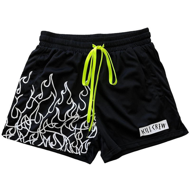 Short de sport respirant en maille