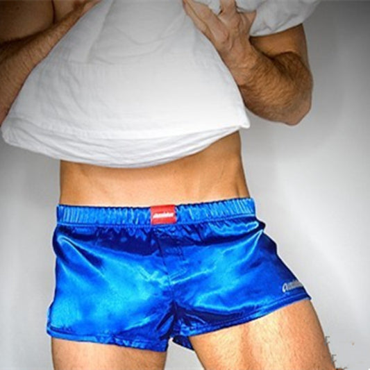 Boxer, short de pyjama, tissu lisse de sport