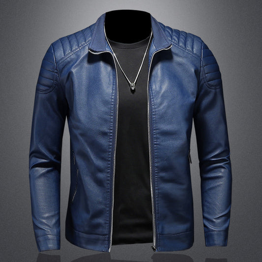 Veste de Moto Mince En Cuir