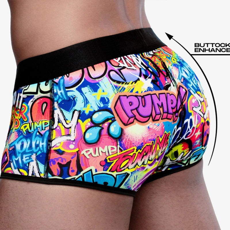 PUMP Boxer taille haute avec poche taille basse