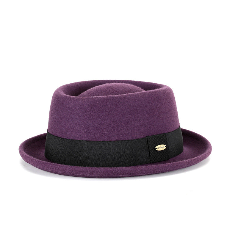 Chapeau vintage concave-convexe