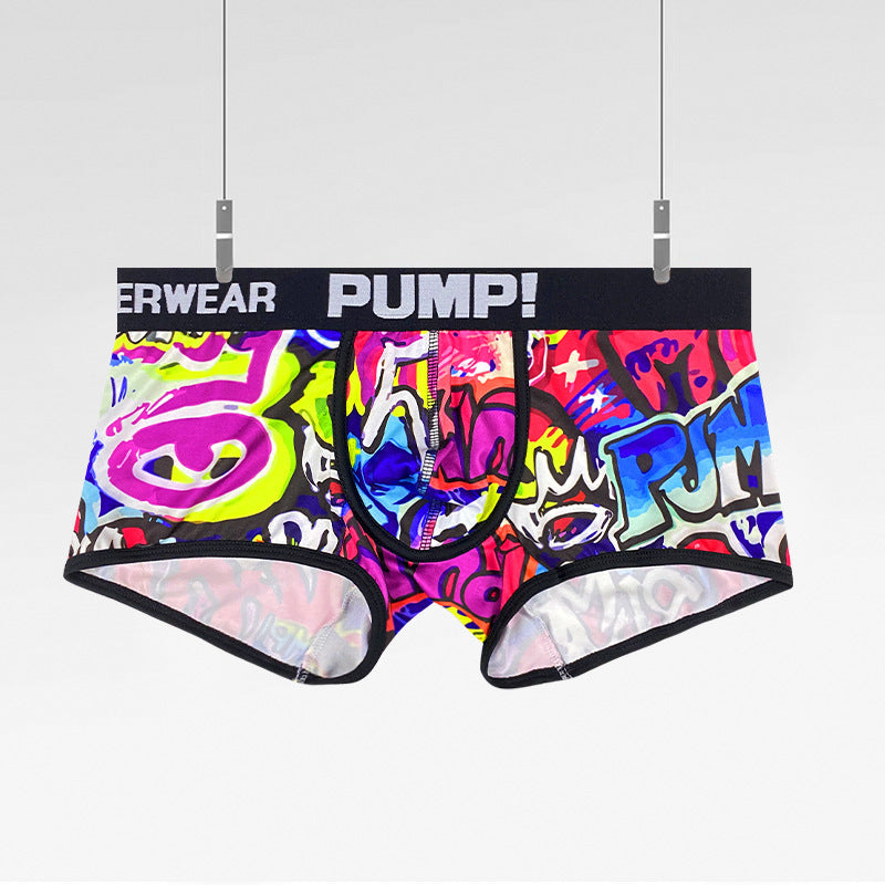 PUMP Boxer taille haute avec poche taille basse