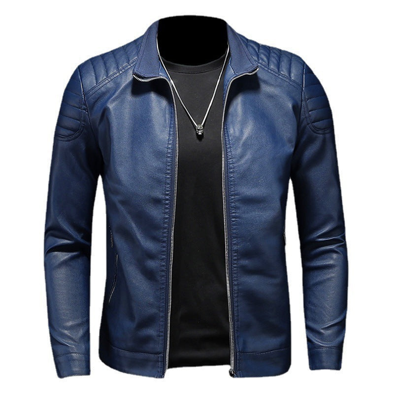 Veste de Moto Mince En Cuir